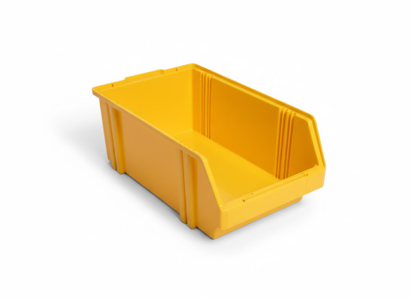 B-Ware Sichtlagerkasten Gr. 5 gelb