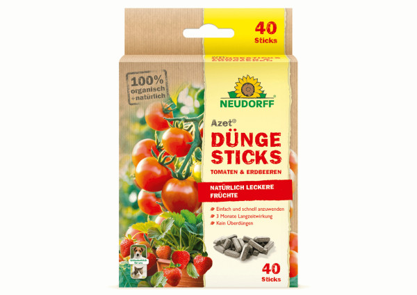 Neudorff Azet Düngesticks für Tomaten & Erdbeeren