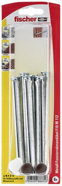 Fensterrahmendübel F 10 M 112 K (6)