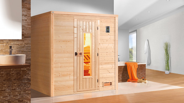 Weka Massivholz Elementsauna BERGEN 1 HT