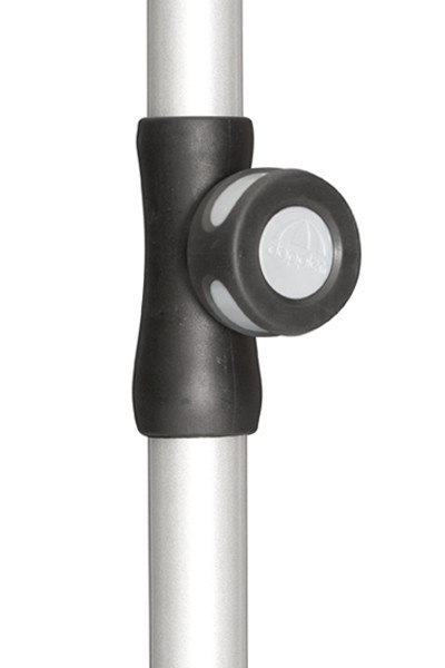 Unterrohr Doppler für Sonnenschirm 22 / 25mm weiß