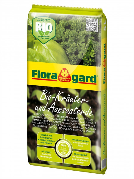 Floragard Bio Kräuter- Aussaaterde 5 Liter