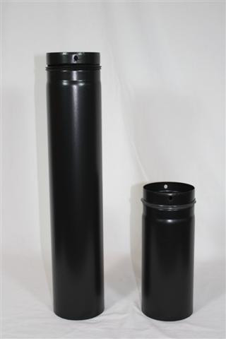 Ofenrohr / Rauchrohr für Pelletofen Ø100mm Länge 750mm
