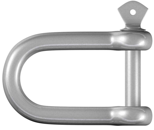 Dörner + Helmer D-Schäkel 10 mm – Gerade Form mit Augbolzen, verzinkt