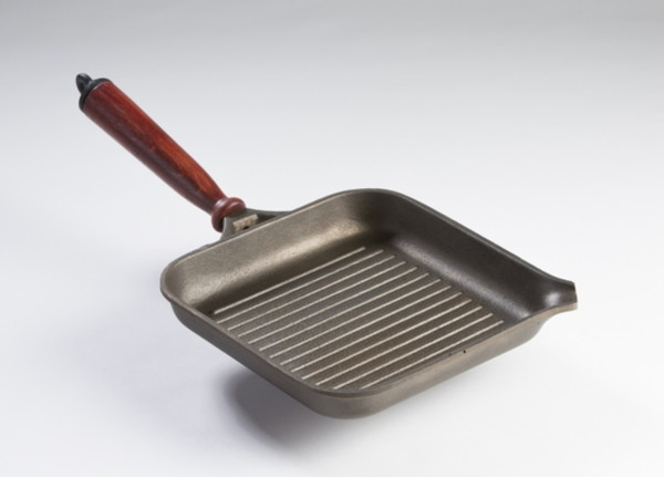 Gusseisen Grillpfanne / Gusspfanne eckig Globe-fire 24x24xH5cm