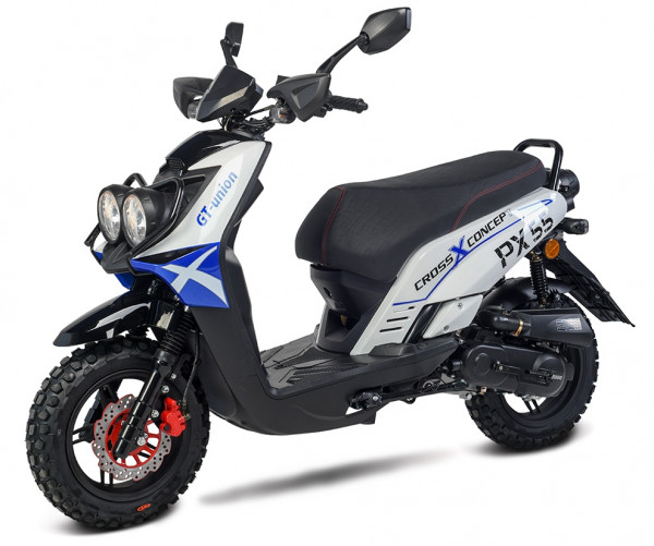 Motorroller / 4 Takt Moped BMX 4.0 50ccm 45KM/H blau