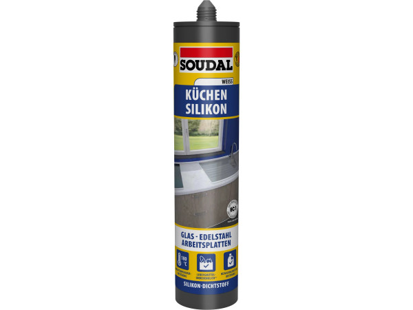 Soudal Küche & Bad Silikon Weiß 300 ml