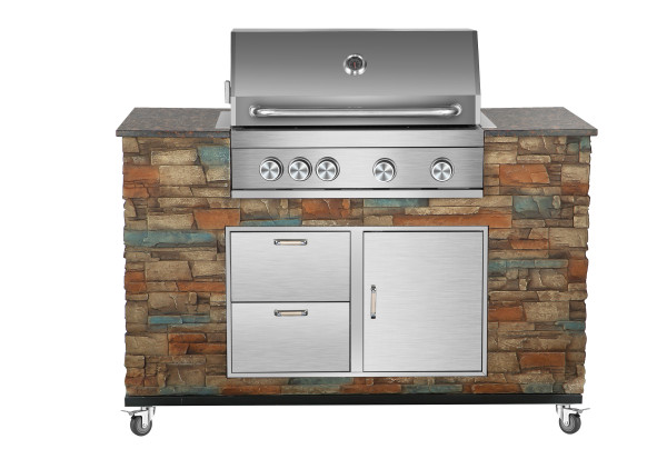 El Fuego Outdoor Grillküche Built In Edelstahl 4 +1 Infrarot