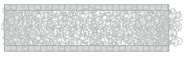 Flauschband weiss selbstklebend – 20 mm Breite – Meterware