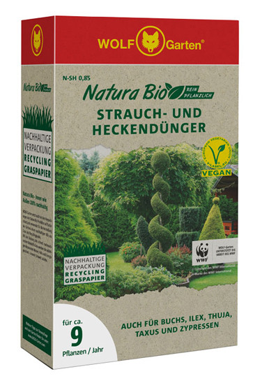 Wolf Garten Natura Bio Strauch und Heckendünger N-SH 0,85
