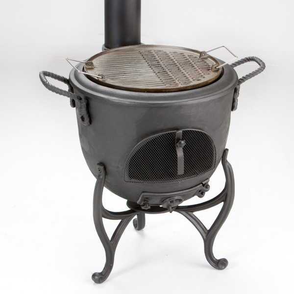 Grillplatte Globe-fire für Vulkan/Krakatau Guss Ø34cm