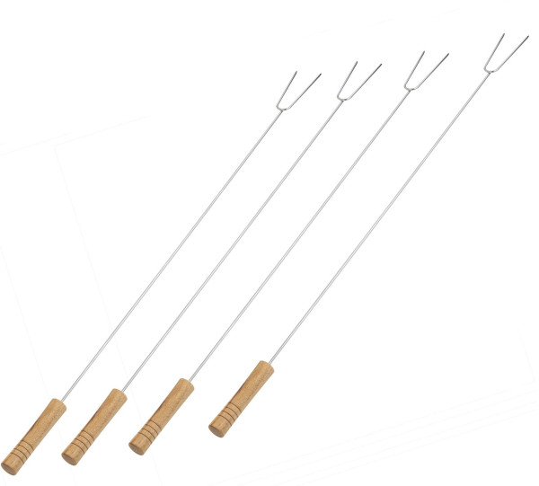 Grillspiesse 4er Set Edelstahl 75 cm