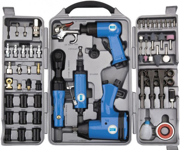 Druckluftgeräte-Set Güde 71-teilig