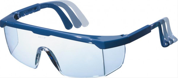 Klarsicht-Schutzbrille, Bügeltiefe verstellbar
