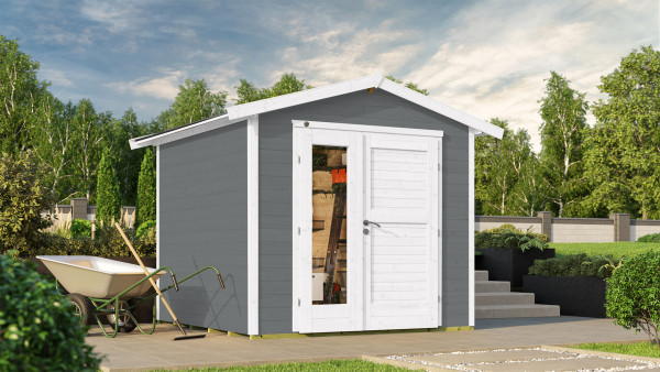 weka Gartenhaus 224 A Gr. 2 grau, 21 mm, neue Desi