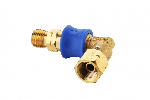 Quick release coupling (1x 90° male, 1x female)