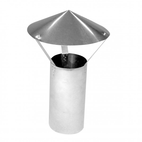 Regenhaube FAL mit Rohrstück 120mm