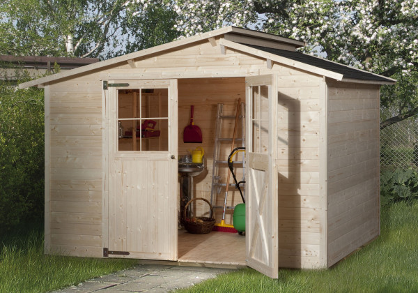 weka Gartenhaus 323 Gr.4, natur, 19 mm