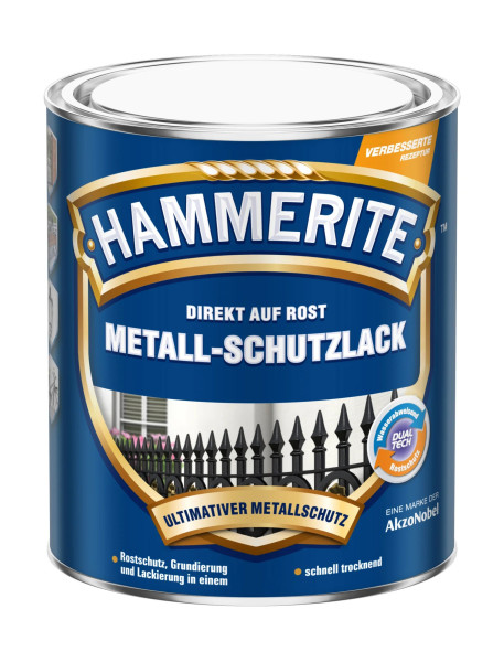 Hammerite® Metall Schutzlack silber glänzend 750ml