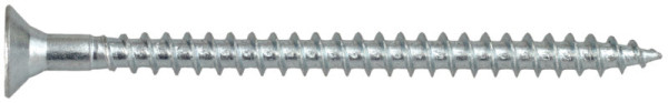 Spanplattenschrauben 4,5 × 40 mm, Kopflochbohrung, verzinkt, 10 Stück