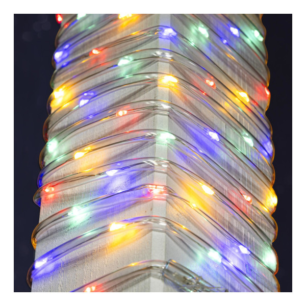 Lichterschlauch LED 5 Meter mit 100 multicolor LEDs