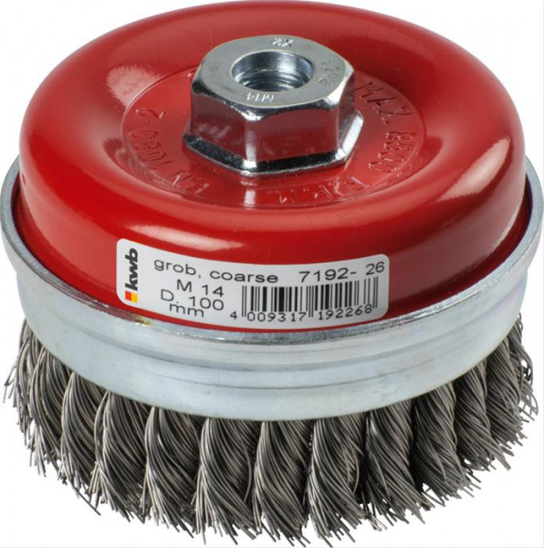 AGGRESSO-FLEX® Topfbürste, HSS Stahldraht, gezopft, lose,100mm