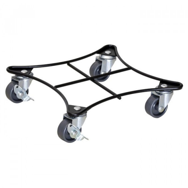 Multiroller Pflanzenroller Stahl schwarz 220x220 mm für 60 kg