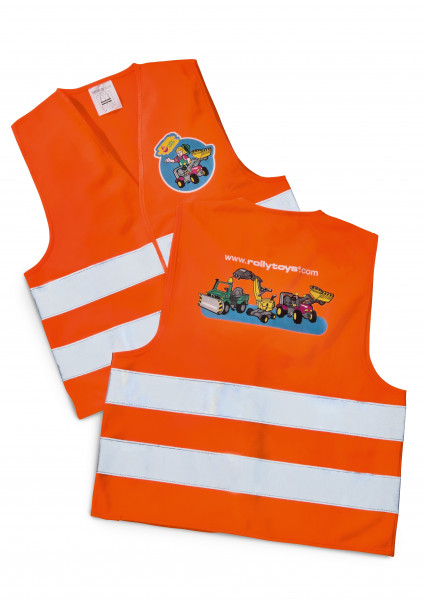 Warnweste für Kinder rolly Warnweste orange - Rolly Toys