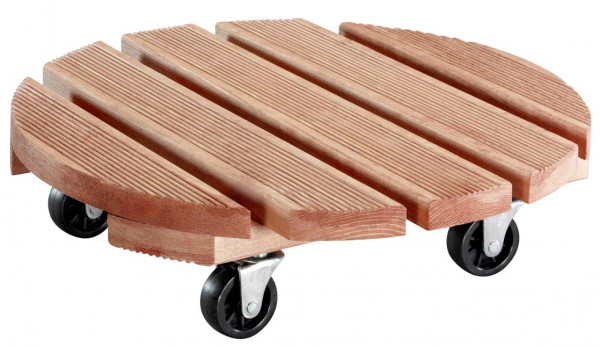 Wagner Pflanzenroller Multi Toscana / Untersetzer Ø38cm Holz außen