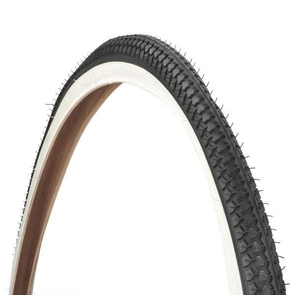 Fischer Fahrradreifen 28x1 3/8-1,75&quot; Straße schwarz/weiß