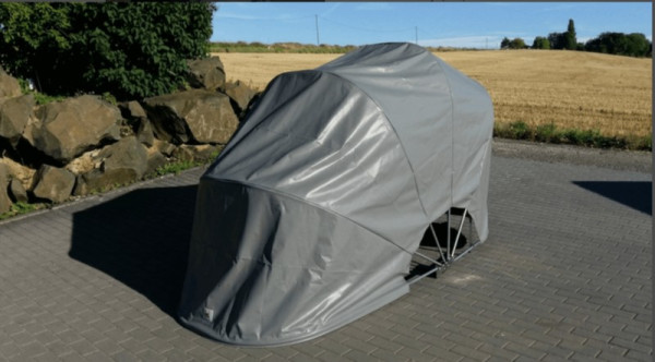 Faltgarage Villa Falto für Seniorenmobil, Motorrad, Fahrräder