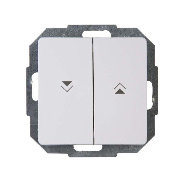 Jalousieschalter 10AX, 250V~, PARIS, arktis