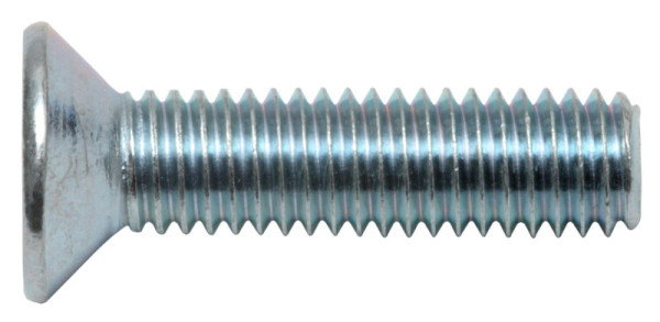Gewindeschrauben M5 × 30 mm mit Mutter, Senkkopf PH, verzinkt, DIN 965