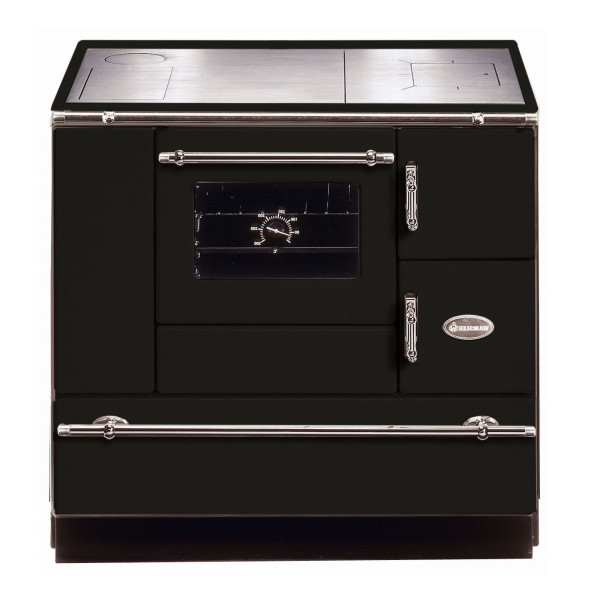 Küchenherd Wamsler K138CL Creative-Line schwarz Stahlfeld Ans links