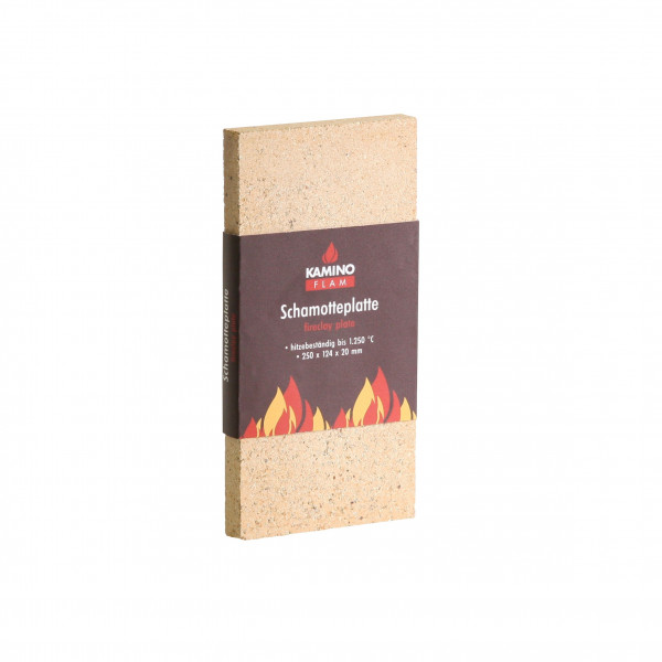 Schamottplatte 250x124x20mm