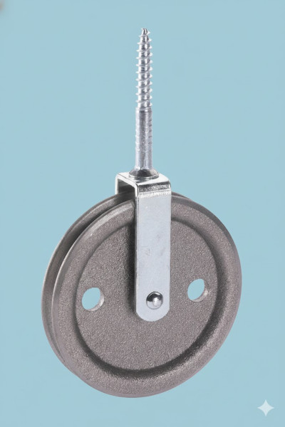 Dörner + Helmer Seilführung (Vogelrolle) 50 mm – m.Holzschraube verz