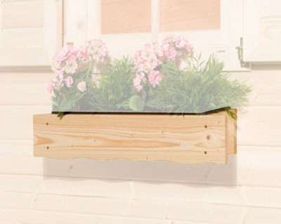 Weka Blumenkasten 60 cm zu Weka Gartenhaus