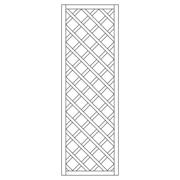 Rankzaun / Rankgitter Trennspalier 10x10 kdi gerade 60x180cm