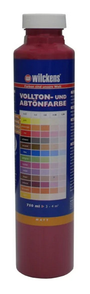 Wilckens® Vollton- und Abtönfarbe Weinrot matt 750ml