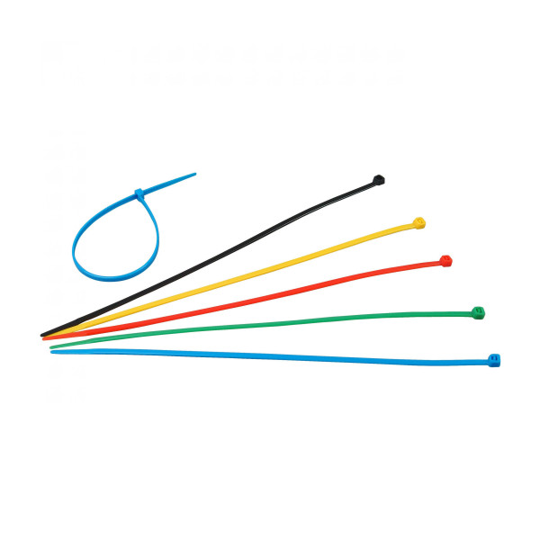 Kabelbinder 300x4,8mm blau, rot, gelb, grün,schwarz 50 Stück