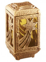 Grableuchte / Grablaterne 21 cm Stern Grableuchte / Grablaterne 21 cm Stern