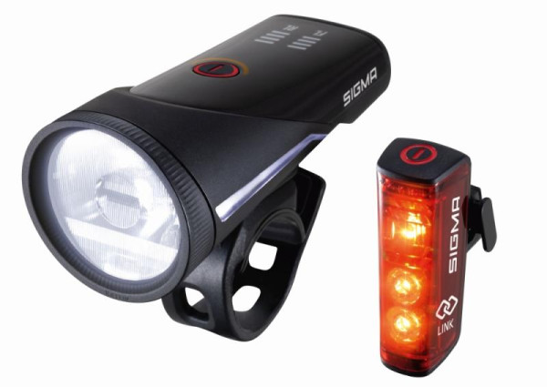 Sigma Sport Beleuchtungsset Aura 100 USB/Blaze Lin