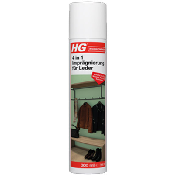 HG Imprägnierspray Wasser-. Öl-. Fett- und Schmutz-Dicht für Leder
