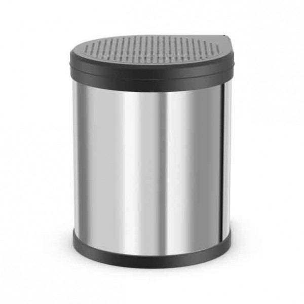 Hailo Compact Einbaumülleimer Edelstahl 15 L