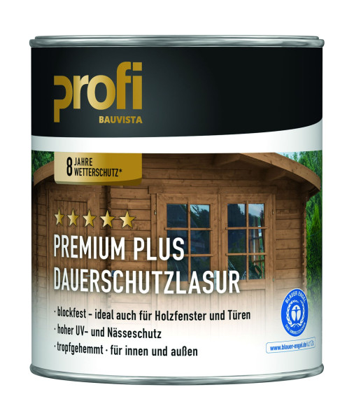 PROFI PremiumPlus Dauerschutzlasur Anthrazit 2,5 L