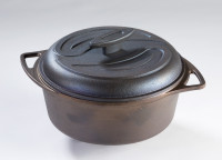 Gusseisen Topf rund Globe-fire Ø25xH13cm Gusseisen Topf rund Globe-fire Ø25xH13cm