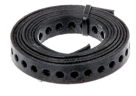 Lochband Alberts verzinkt schwarz 1,5m 12mm