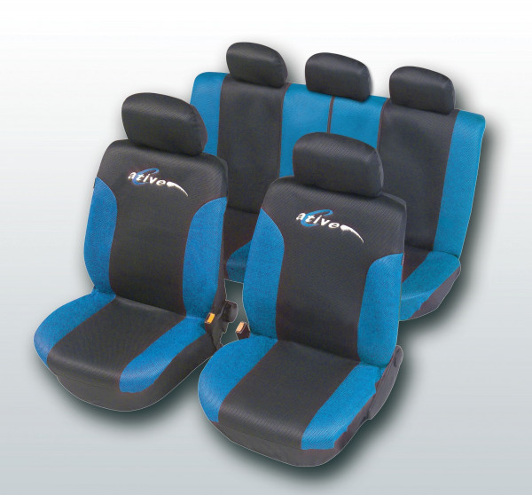 Unitec Sitzbezüge Auto / Sitzbezug Mesh Limited Edition Active blau