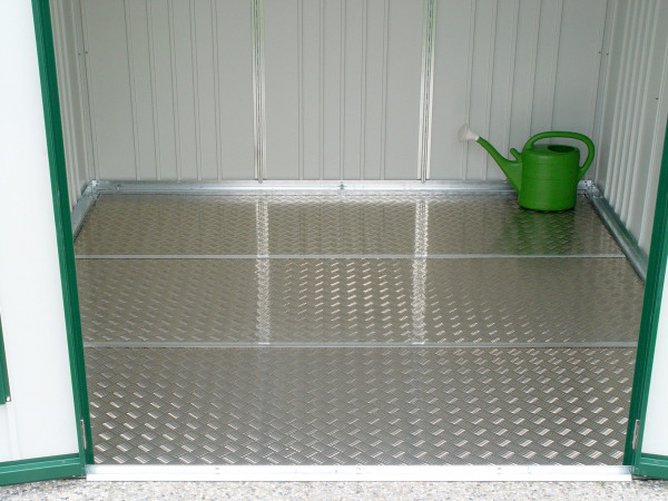 Bodenplatte Alu für Biohort Europa Gr.1, Geräteschrank, Woodstock150