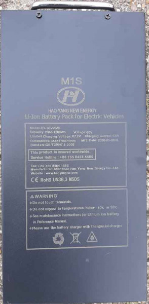 Batterie Elektroroller Mr. Harley C30-45 60V 20AH BMS 2.0